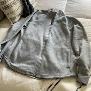 *Going to Goodwill Monday if not sold*  Fleece Athletic Zip-up